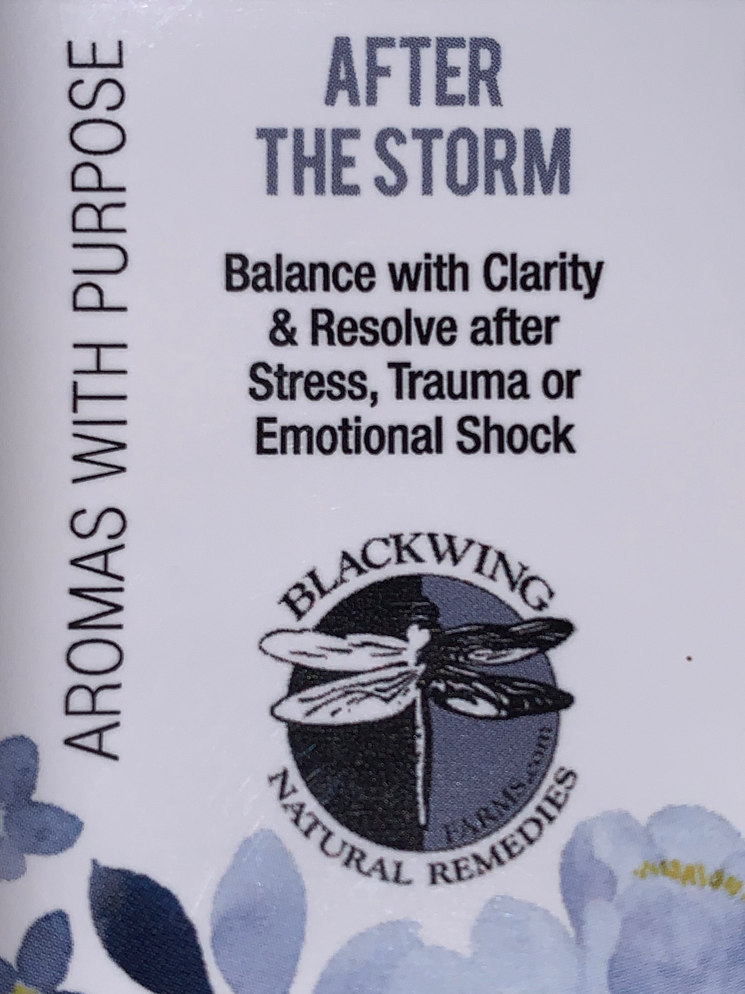 Label After the Storm Essential Oils Blend Spray